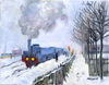 Locomotive After Monet